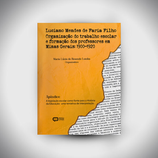 Luciano Mendes de Faria Filho Organização do trabalho escolar e formação dos professores em Minas Gerais: 1900-1920